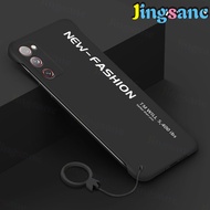 Jingsanc สำหรับ Samsung Galaxy S23อัลตร้า5G S23 + S23 S21 + S21 S20 Note 20 Plus Ultra FE 5G 4G เคสโทรศัพท์เนื้อแข็งกระจกฝ้าพีซีไร้ขอบฝาครอบป้องกันกล้อง P001-1เคสสีดำกันกระแทก