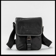 Jual Tas Pria Prada Nylon Crossbody Bag Color Black. Branded Original