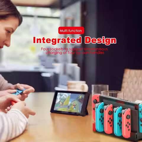 PG-9186 Game Controller Charging Dock Station for Joy-Con Console with Indicator