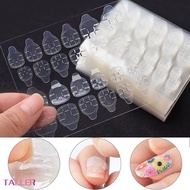 CLEAR NAIL STICKER - CLEAR PRESS ON NAILS GLUE - DOUBLE TAPE PRESS ON - PRESS ON NAIL STICKER