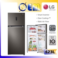 410L/423L LG Smart Inverter Fridge Peti Sejuk | Top Freezer