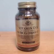 Solgar 維生素D3 (膽鈣化醇) 軟膠囊