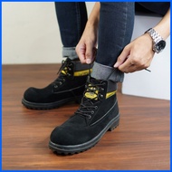 ∈ ◰ ⚾︎ Caterpillar SBY Men's Safety Shoes Safety Boots Iron Toe Tracking Bikers Can