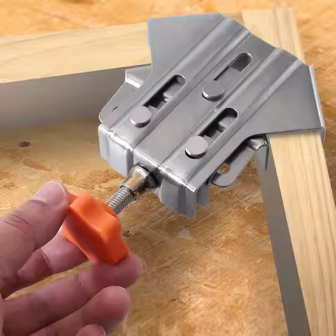 New Right Angle Steel Clamp Carpenter Quick Positioning Clamp for Wood Panel Splicing Mini 90 Degree