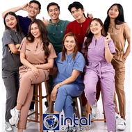 INTAL SCRUBSUIT 081 ELITE PRO MATATAG Ultrafine Fabric Zip-Up Chino Collar 8-Pocket Cargo Tapered