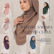 BAWAL SHAWL SLIMFIT CURVE / SHAWL CURVE / BAWAL SHAWL CURVE MATERIAL HEAVY CHIFFON FLOWY