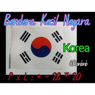 Korean Country Flag Small Size Country Flag Korean World Cup Country Flag Accessories
