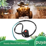 puyas 22mm Motorcycle Switch with 64cm Wire Length - Motorbike Engine Stop & Horn in Red