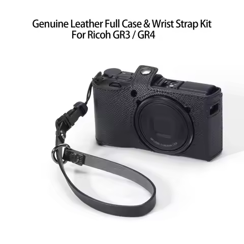 For Ricoh GR3 GR4 GRIII GRIV Case Kit Genuine Leather Camera Full Case Bag Quick Release Genuine Lea