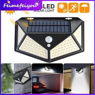 114 LEDs 3 Modes LED Solar Motion Sensor Light Human Body Induction Lamp Waterproof Outdoor Lighting