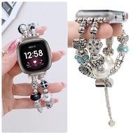 Luxurious Pandora DIY Watch Strap For Fitbit Versa 4 Strap fitbit sense 2 / Fitbit Versa 3 Strap / F
