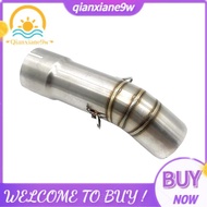 Motorcycle Exhaust Escape Middle Link Pipe 51mm for  FZ8 FZ8N FZ8S FZ8N YZF-FZ8 FZ800  2010 - 2015