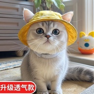 Topi Anak Kucing Anak Kucing Corgi Topi Nelayan Kucing Topi Anjing Pelindung Matahari Musim Panas Ni