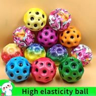 Children Bouncy Ball High Bouncy Ball Hole Ball pu Foam Ball Porous Ball Parent-Child Interaction De