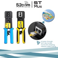 Ezi Rj45 Cat5 Cat6 Ez Pass-Through Connectors Crimping Tool
