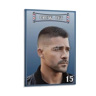 AYTGBF Modern Barber Shop Salon Hair Cut for Men Poster Beauty Salon Poster (7) Canvas Painting Wall