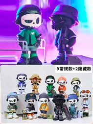 Mr.Bone Fourth Generation Camping Series กล่องตาบอดของเล่นเด็กสะสมรูปชิ้นของขวัญ PVC วัสดุสต็อก