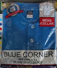 BLUE CORNER POLO SHIRT FOR MENS AQUA BLUE