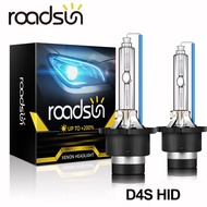 roadsun 2pcs 35W D4S Car HID Xenon Light Bulb 3000K 4300K 5000K 6000K 8000K 10000K 12000K 12V Auto L