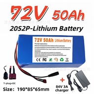🔥72V 50Ah 18650Lithium Ion Battery 20S2P Battery Pack Scooter Electric Bicycle Battery🌞