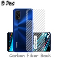 Oppo Realme 8 7 6 5 3 Pro 7i 6i 5i C3 C11 C12 C15 C17 A53 A33 A5S A7 A3s A12e 3D Carbon Fiber Back P