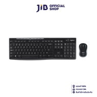 WIRELESS KEYBOARD & MOUSE (คีย์บอร์ดและเมาส์ไร้สาย) LOGITECH MK270R WIRELESS CORDLESS (BLACK)