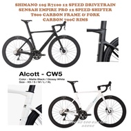 ALCOTT CW5 12 Speed T800 Carbon Frame Ultra-lightweight Road Bike SHIMANO 105 R7100
