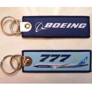 Keychain Boeing B777 - 9  777X Rollout livery Fabric