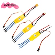KAIKXIN ESC Brushless Motor, Banana Head T Plug XT60 30A/40A Speed Controller, Replacement RC Parts 