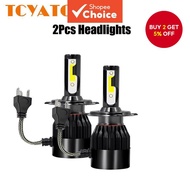 TCYATO C6 led Black H7 4300K led headlights for automobiles, H11 and H4 LED headlight bulbs  TCYATO 
