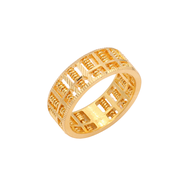 TAKA Jewellery 916 Gold Ring Eternity Abacus