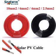 PVC Insulated electrical solar Connector cables solar panel connect solar PV cable 8AWG 10AWG 12AWG 