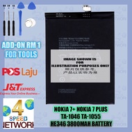 Nokia 7+ Nokia 7 Plus TA-1046 TA-1055 1062 1041 HE346 HE347 3700mAh Battery ORIGINAL Batery HE 346 3