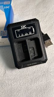 JJC Nikon EN-EL25電池充電器USB雙槽快充微單 Z50 230 ZFC相機座充電器