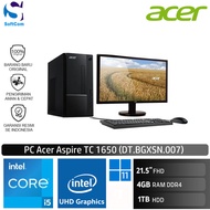 PC Acer Aspire TC 1650 i5 11400/4GB/1TB HDD/21.5″/W11