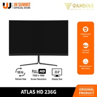 Gamdias ATLAS HD 236G 23.6" 165hz Curved Monitor, 1080p Resolution Monitor