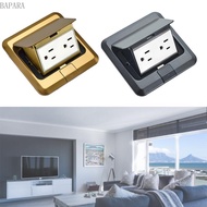 Bapara Space Saving 6 Slot Floor Electrical Socket Electrical Outlet Designs for Smooth Integration 