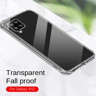 phone case for Samsung Galaxy A12 Silicone TPU Transparent Phone Case for Samsung A12 Transparent Airbag Shockproof Soft Protective Back Cover