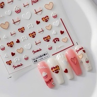 5D FLOATING STICKER HEART M1110