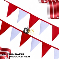 Triangular Spunbond Fabric Pennant Flags 6 Meters Long