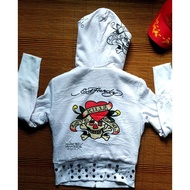 Hardy ed zipper hoodie sweater