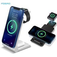 ❄❧۞ 22W 3 in 1 Wireless Charger Dock Station For iPhone 14 13 12 11 XS XR X 8 Apple Watch 8 7 AirPods Pro iWatch Fast Charging Stand