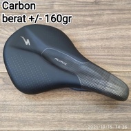 CARBON SADDLE SPECIALIZED MIMIC S-WORKS 155MM - SADEL SEPEDA LEBAR - veestore01