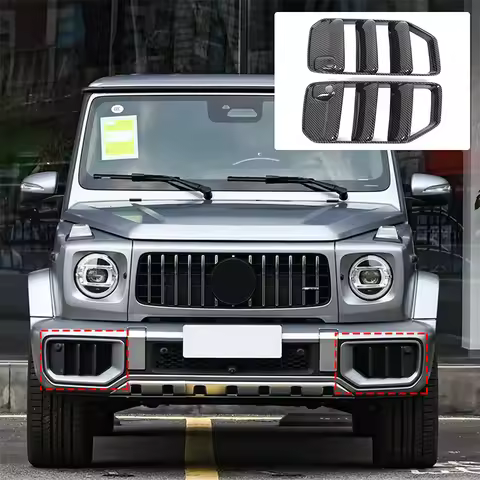 For Mercedes-Benz G-Class G63 2025 + Accessories carbon fiber Car Front Bumper Side Air Intake Grill