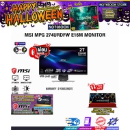 [ผ่อน 0% 10 ด.]MSI MPG 274URDFW E16M MONITOR (IPS UHD 160Hz)/ประกัน 3 Years Onsite