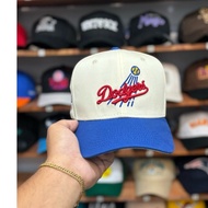 Dodgers cream blue hats