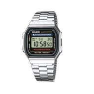 Casio Digital Alarm Water Resist Wrist Watch A168Wa-1W