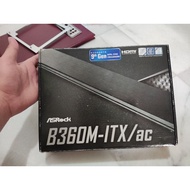 asrock b360m-itx/ac itx motherboard 9th gen