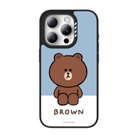 (MagSafe) เคส iPhone ของแท้100% Line Friends สำหรับ IPhone16 16Promax เคส16pro 15promax เคสใส15pro 1