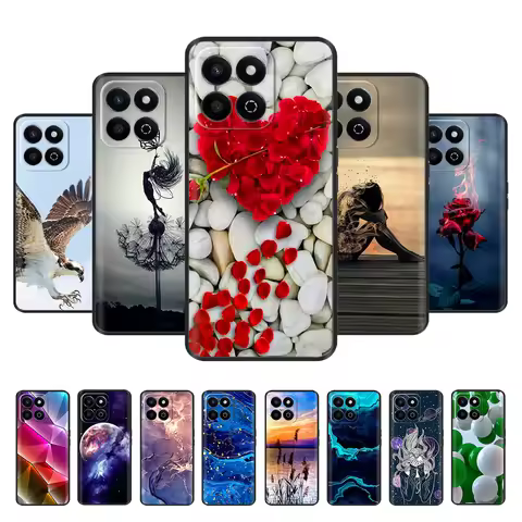 For Honor X7c Case 2024 Luxury Phone Silicone Back Cover For Huawei Honor X7c Cases X7 C 6.77" Prote